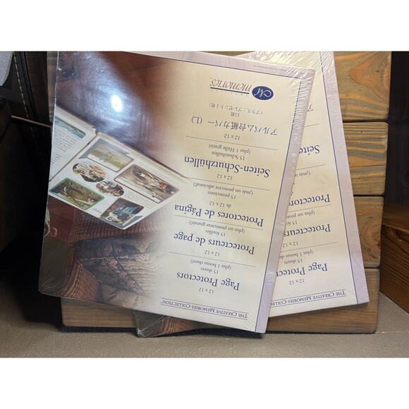 2 Creative Memories 12x12 albums and page protectors NEW scrapbooks - Picture 3 of 9